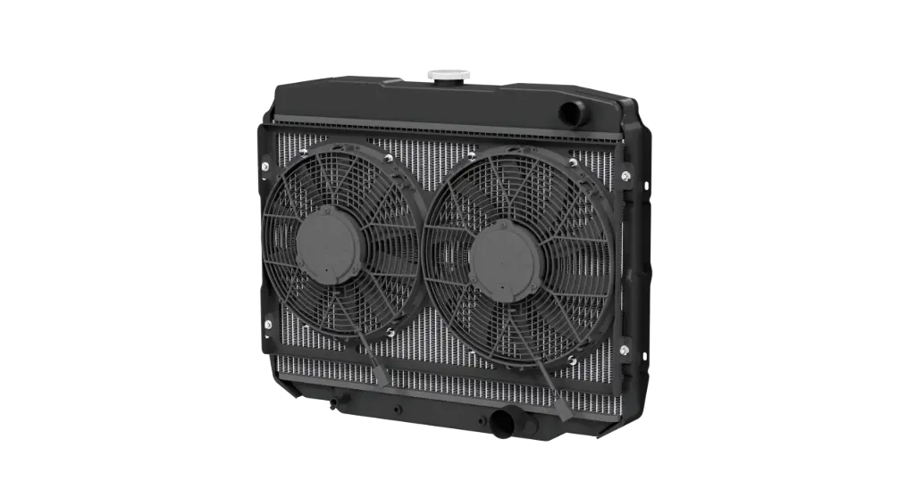 Revotec Cooling Fan Kit - Ford Mustang 1967-70 24" Wide Radiator