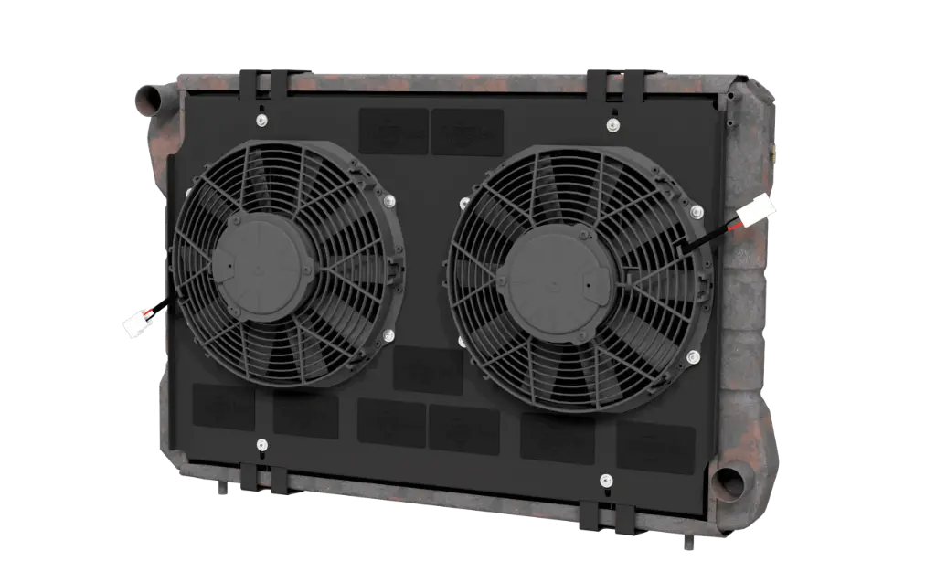 Revotec Twin Fan Cooling Kit - Rover SD1 V8