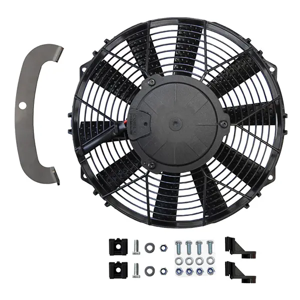 Revotec Cooling Fan Kit - Mini Single Point Injection Electric Fan Kit