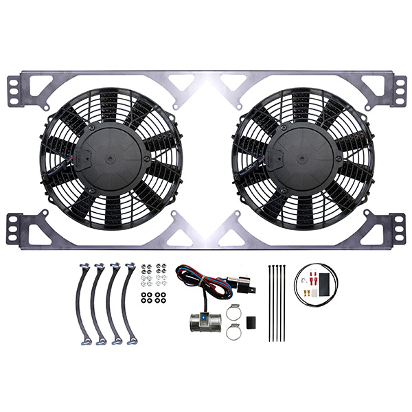 Revotec Cooling Fan Kit - Lotus Elan Late S3 & Plus 2 (Spitfire Wide Radiator)
