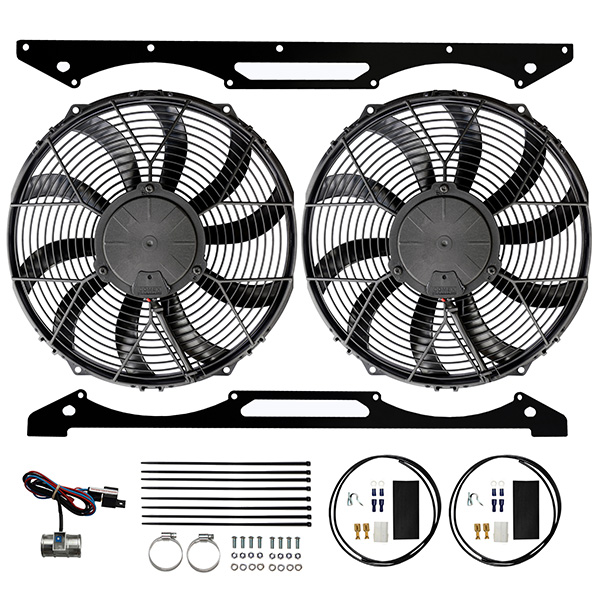 Revotec Cooling Fan Kit - Land Rover Series 3 V8
