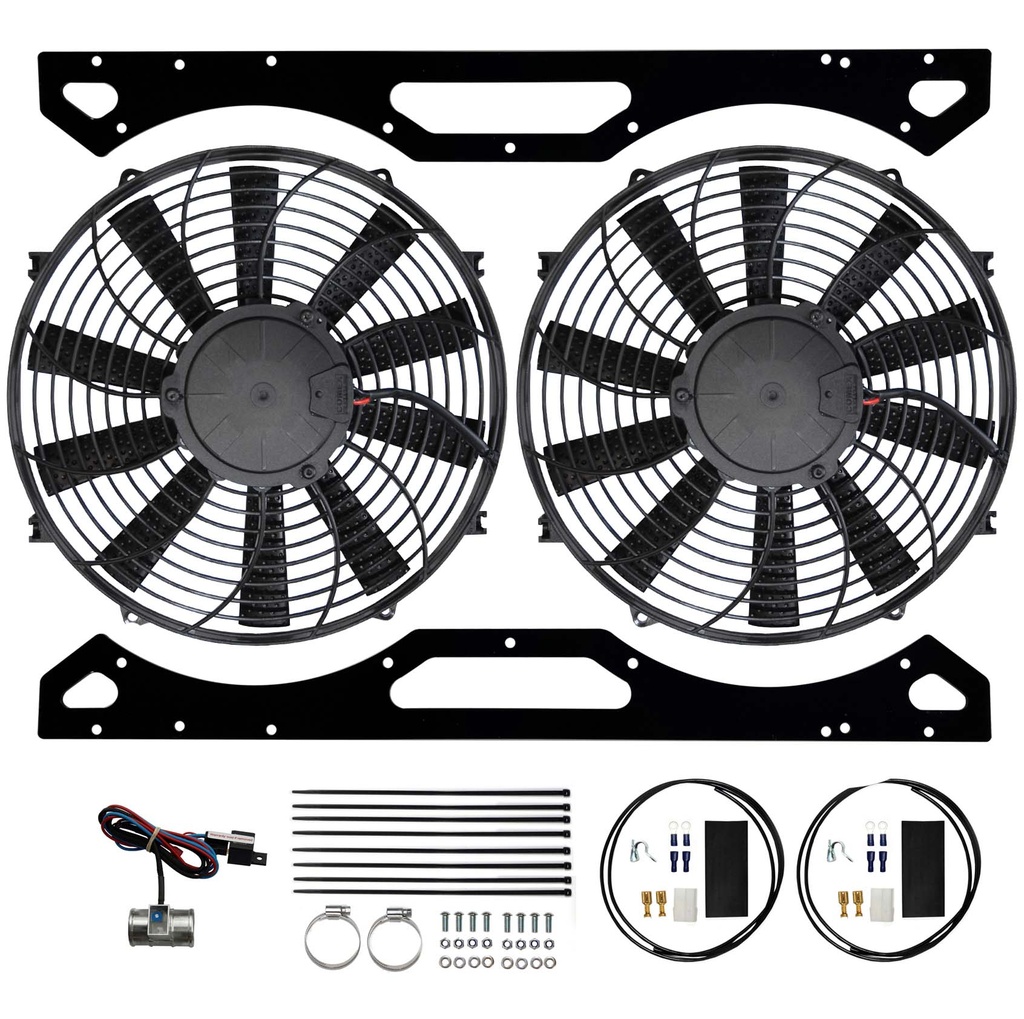 Revotec Cooling Fan Kit - Range Rover Classic Soft Dash 92 - 94