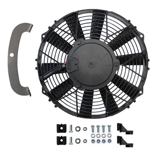 Revotec Cooling Fan Kit - Mini Single Point Injection Electric Fan Kit